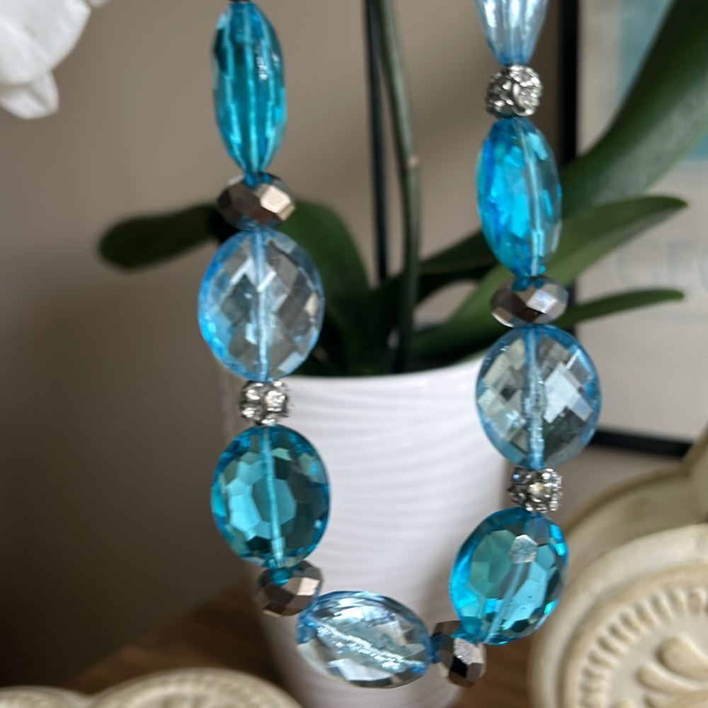 Faceted Stone Necklace
